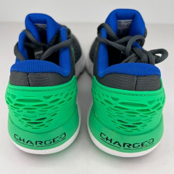 Under Armour Kids 3022868-100 Gray Charged Rogue 2 Size 5Y Running Shoes - Picture 5 of 9